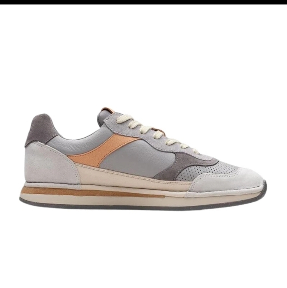 Clarks - Men's Craftrun Tor Shoes, Color Grey